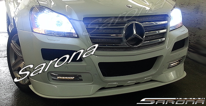 Custom Mercedes GL  SUV/SAV/Crossover Front Add-on Lip (2006 - 2012) - $379.00 (Part #MB-025-FA)